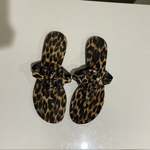 Tory Burch Leopard Miller sandals